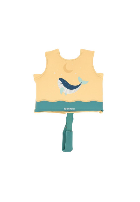 Chaleco Flotador Aprendizaje Whale Teal Monnëka