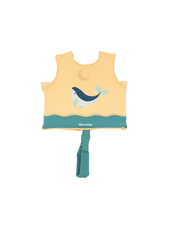 Chaleco Flotador Aprendizaje Whale Teal Monnëka