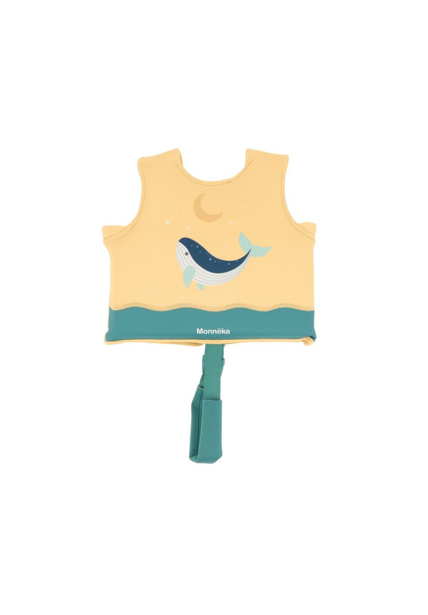 Chaleco Flotador Aprendizaje Whale Teal Monnëka
