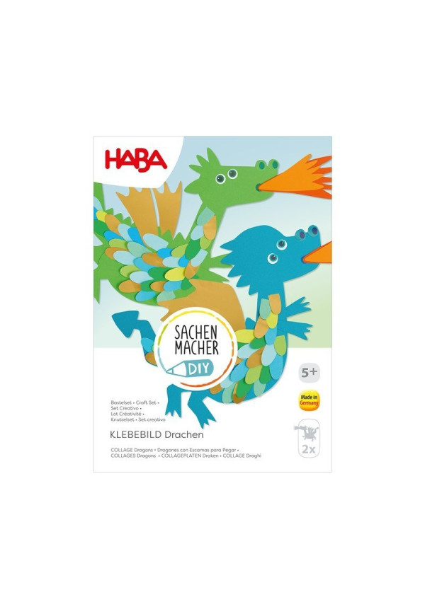 Set Creativo – Dragones con Escamas para Pegar HABA