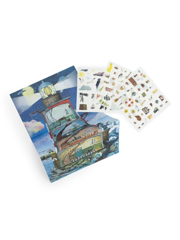 Gran faro con calcomanías El Explorador MOULIN ROTY