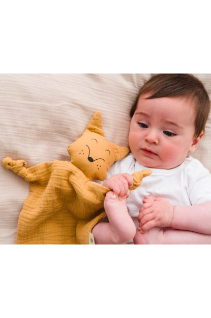 Peluche para dormir de algodón orgánico: Zorro A PUNT