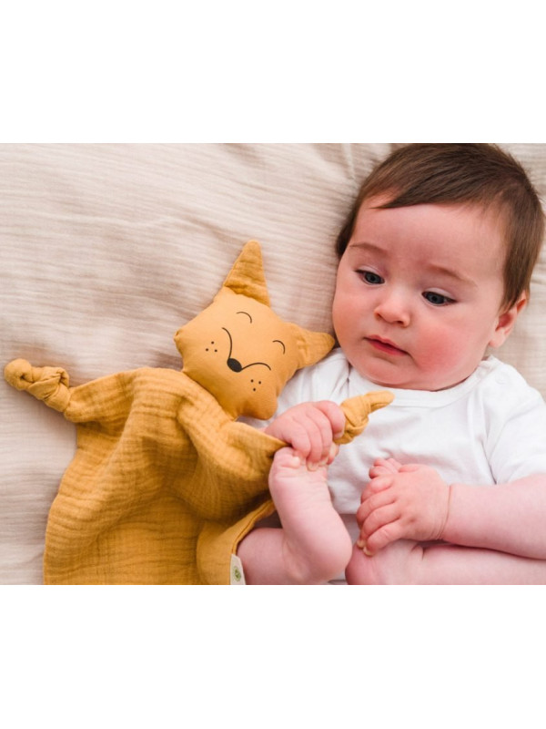 Peluche para dormir de algodón orgánico: Zorro A PUNT