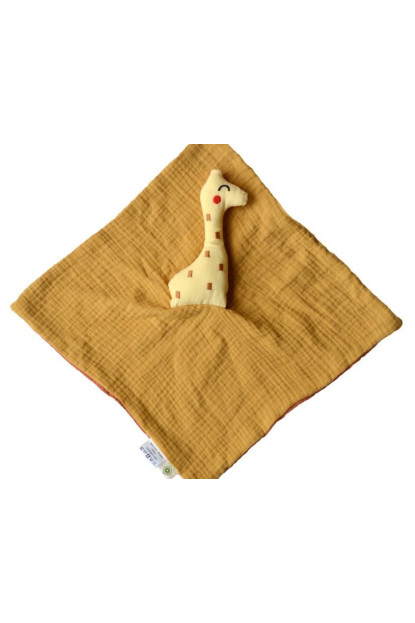 Peluche para dormir de algodón orgánico: Jirafa A PUNT