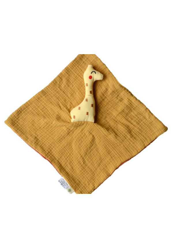 Peluche para dormir de algodón orgánico: Jirafa A PUNT