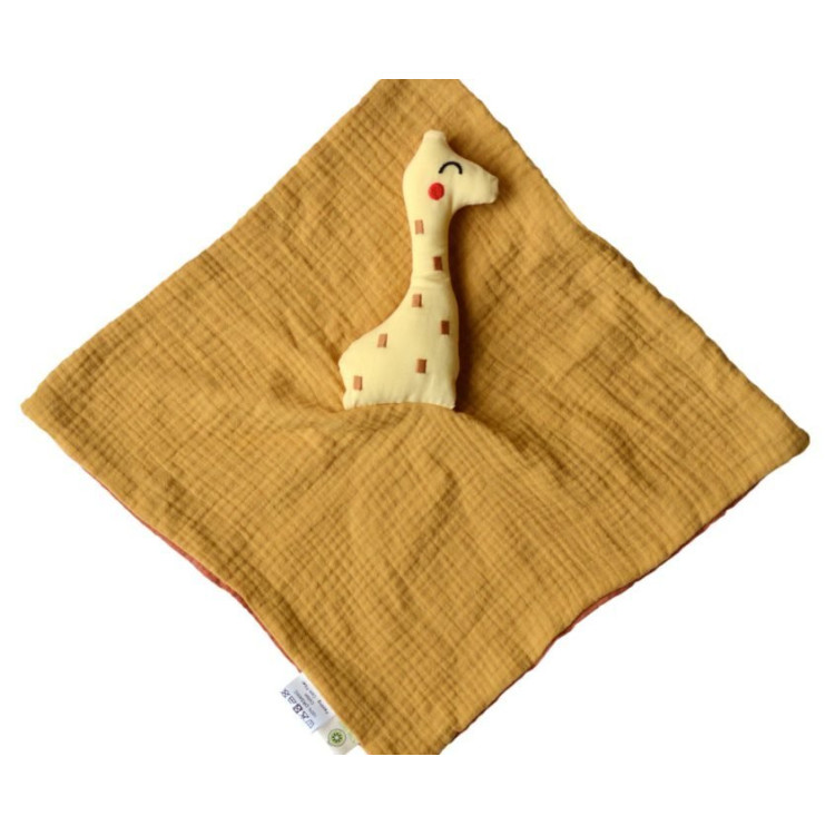 Peluche para dormir de algodón orgánico: Jirafa A PUNT