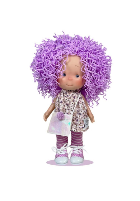 MUÑECA LITTLE PIPPA PURPLE WOOL NINES D'ONILL