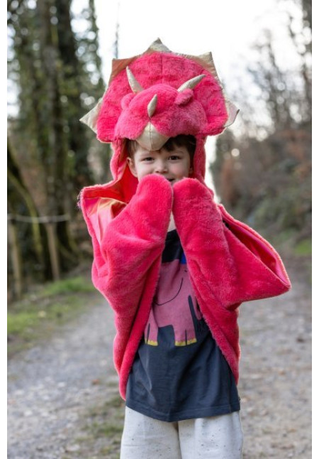 CAPA TRICERATOPS TALLA 3-4 GREAT PRETENDERS