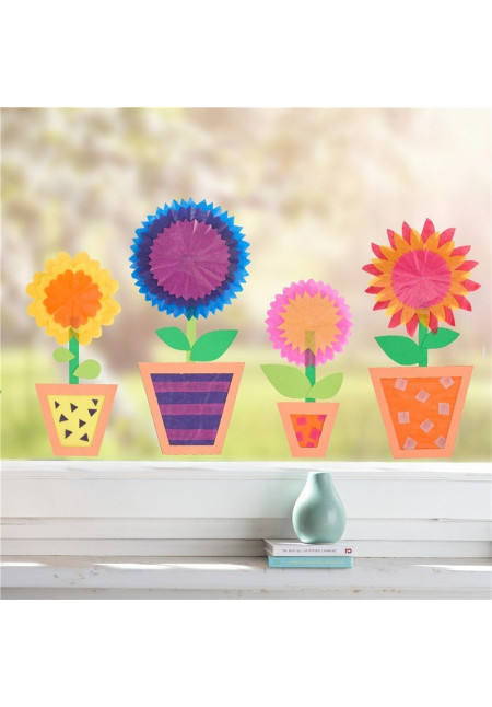 Set Creativo - Imágenes para Ventanas Macetas con Flores HABA