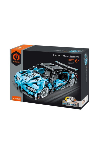 iMMaster Coche de carreras azul - 422pzas.