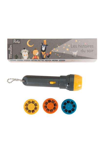 Linterna proyector de historias Moustaches MOULIN ROTY