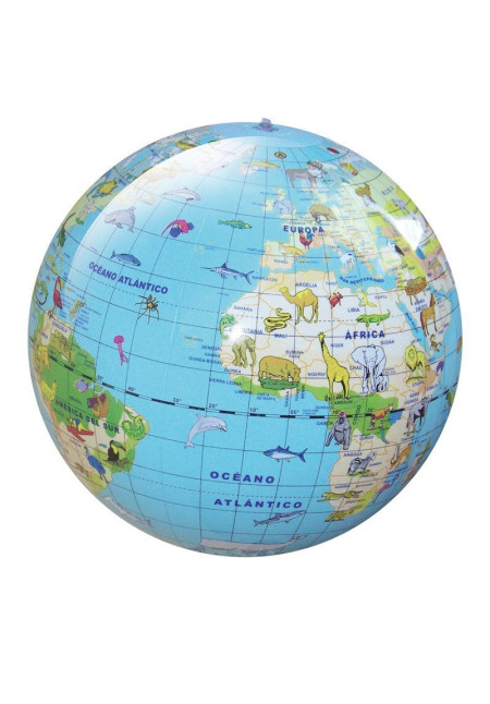 GLOBO TERRAQUEO ANIMALES 30 CM CALY