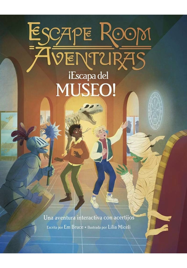 LIBRO Escape Room Aventuras - Escapa Del Museo