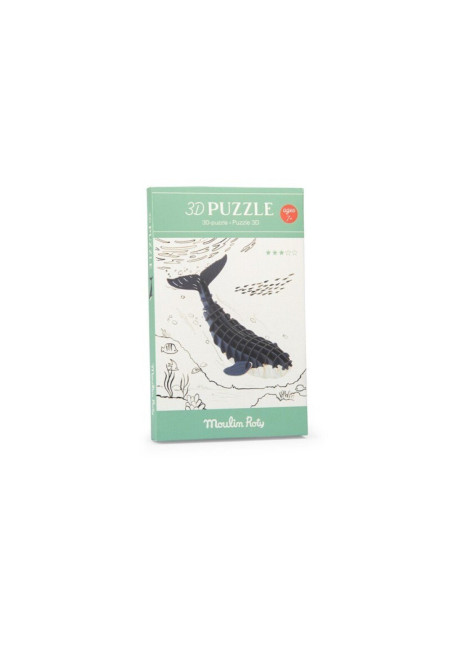 Puzzle 3D ballena  MOULIN ROTY