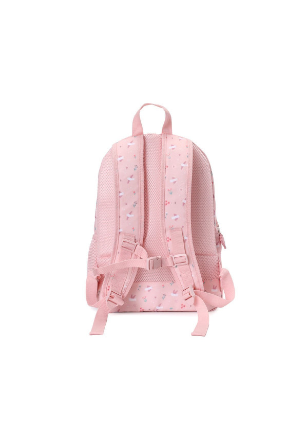 Mochila Mediana Blossom Birds + Llavero Personalizable