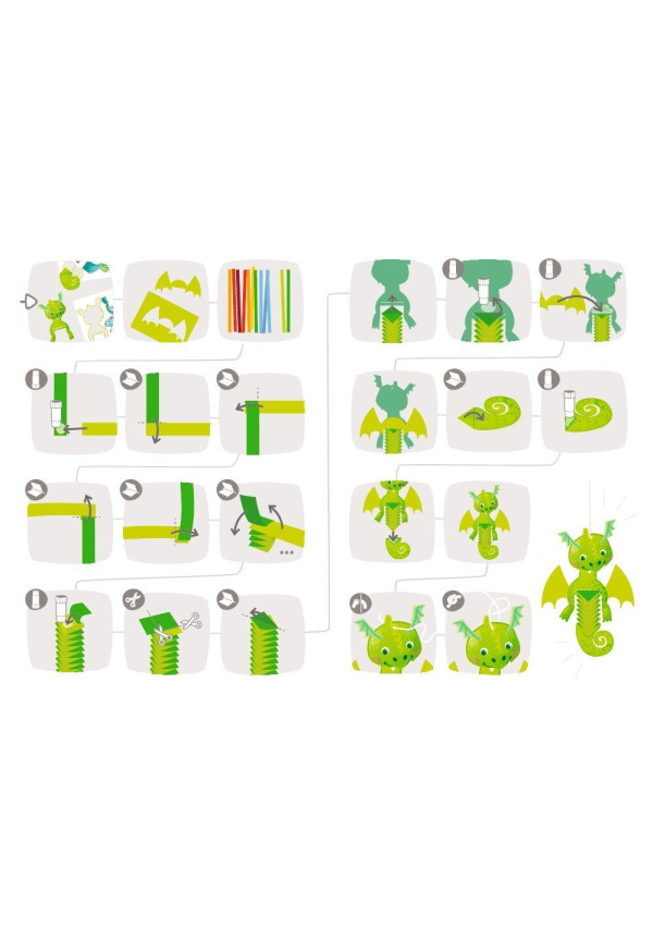 Set Creativo – Aprender a Plegar Dragones de Fuego HABA