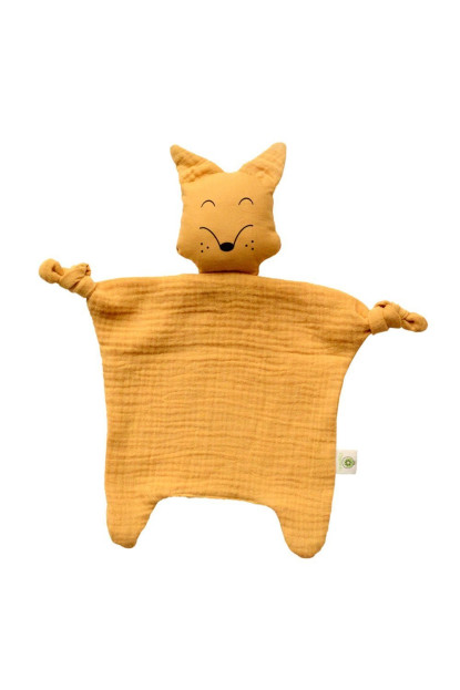 Peluche para dormir de algodón orgánico: Zorro A PUNT