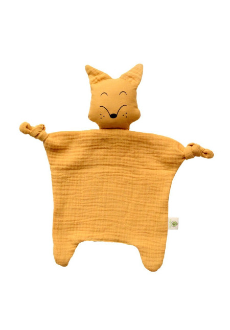 Peluche para dormir de algodón orgánico: Zorro A PUNT
