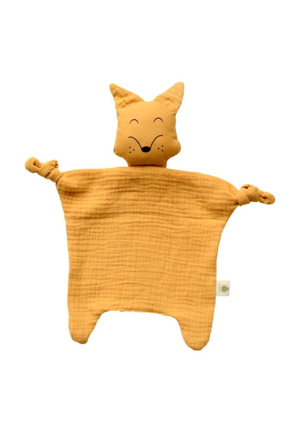 Peluche para dormir de algodón orgánico: Zorro A PUNT