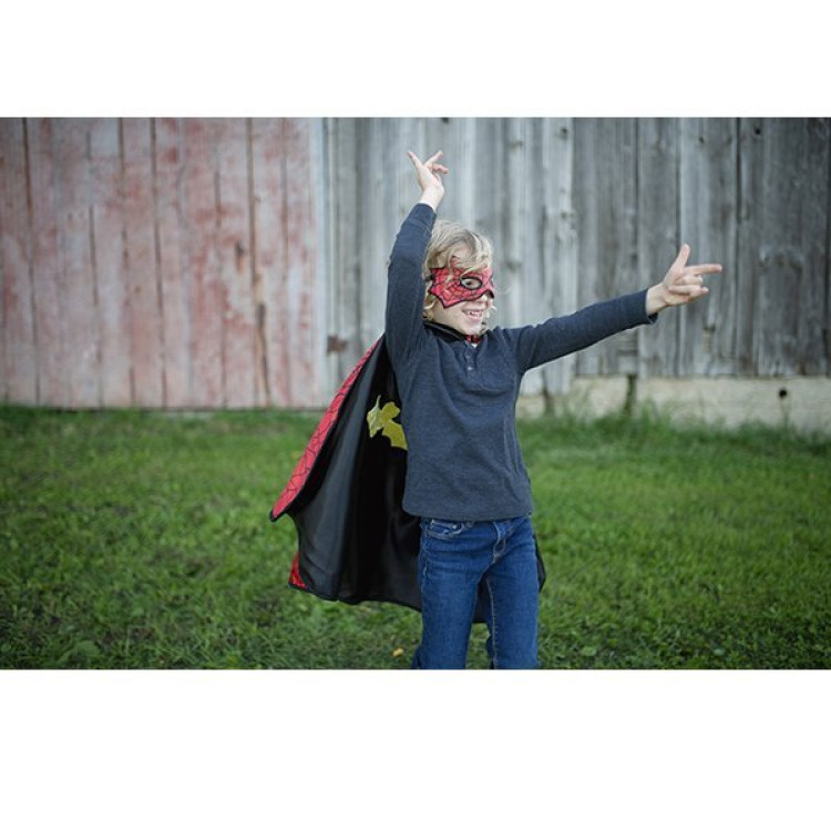 CAPA REVERSIBLE SPIDERMAN/BATMAN TALLA  3-4 GREATPRETENDERS