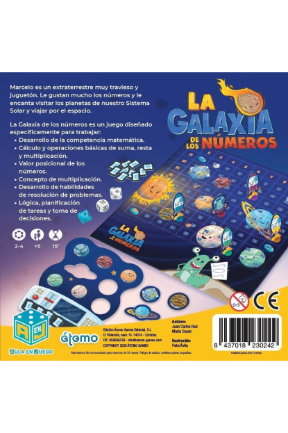 LA GALAXIA DE LOS NUMEROS ATOMO