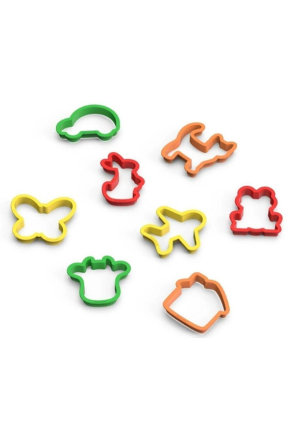 MOLDES PARA ARENA/PLASTILINA (8 ud.)