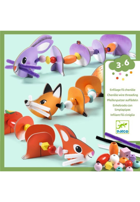 Ensartes Animales adorables DJECO