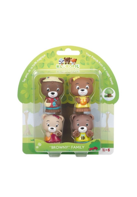 Klorofil Lote de 4 personajes familia 