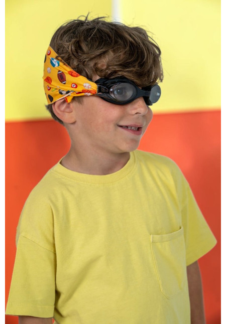 Gafas infantiles negras con turbante Deportes