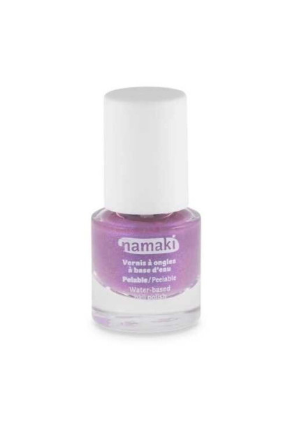 ESMALTE DE UÑAS AL AGUA NAMAKI LILA GLITTER ESMALTE DE UÑAS AL AGUA NAMAKI LILA GLITTER