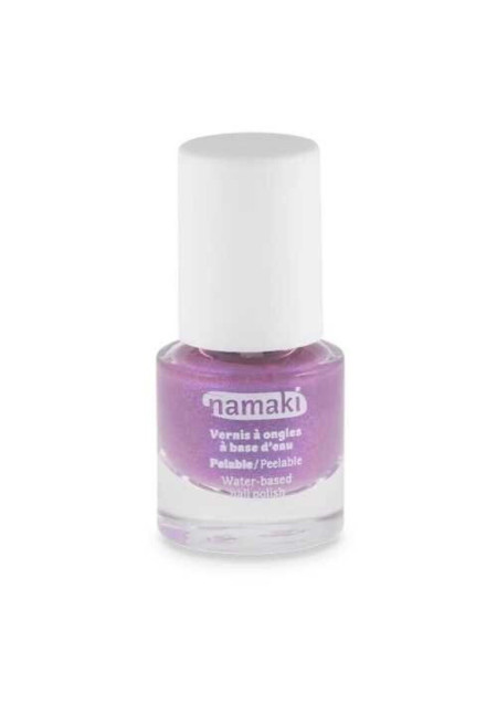 ESMALTE DE UÑAS AL AGUA NAMAKI LILA GLITTER