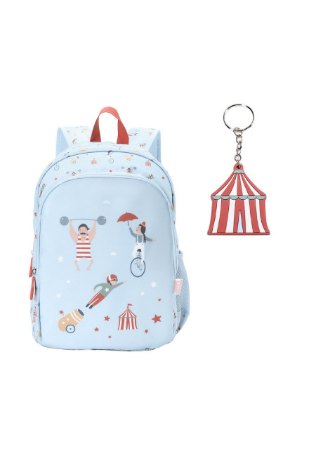 Mochila Mediana Circus Show + Llavero Personalizable