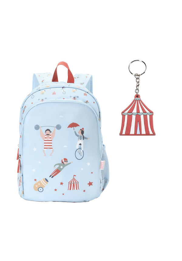 Mochila Mediana Circus Show + Llavero Personalizable