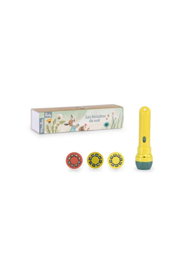 Linterna proyector de historias Petits Lapins MOULIN ROTY