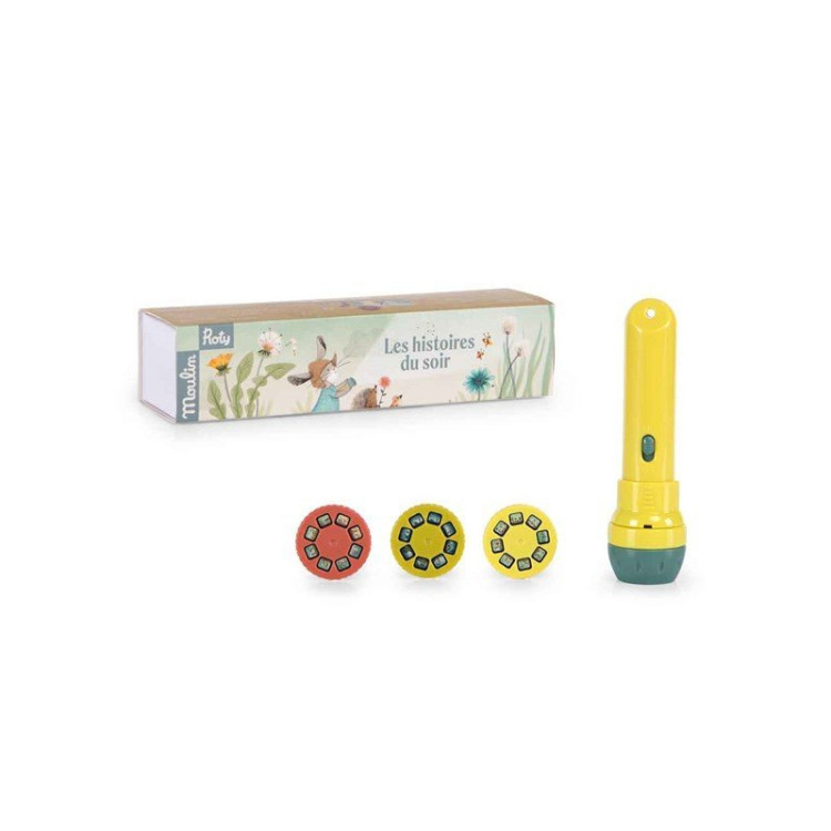 Linterna proyector de historias Petits Lapins MOULIN ROTY