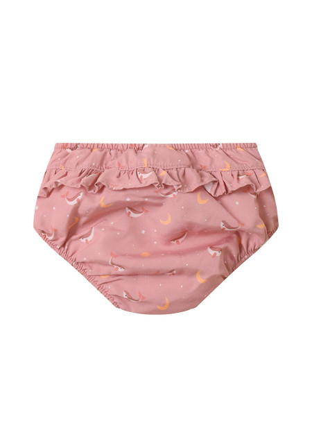 Bañador Pañal Volantes Whale Pink Monnëka