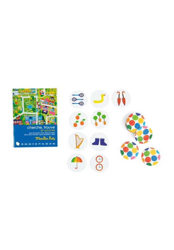 Juego Busca, Encuentra y Cuenta Popipop MOULIN ROTY