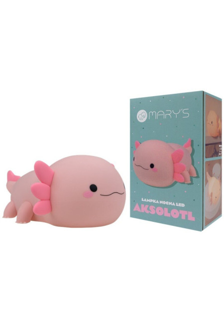 Mary`s lámpara de noche LED ajolote rosa 