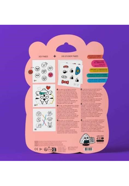 LIBRO STICKERS MONTESSORY EMOCIONES OMY