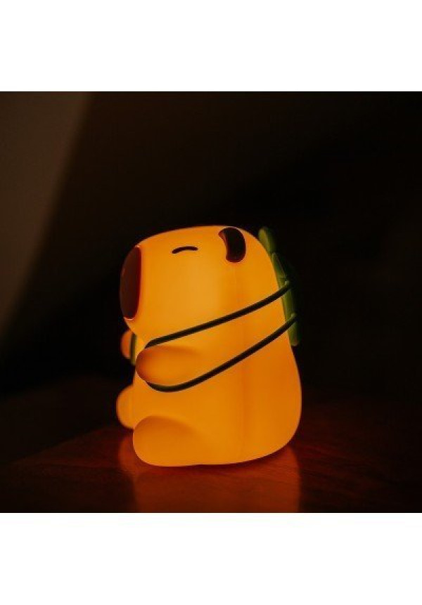 Mary`s lámpara de noche LED RGB Capybara turista