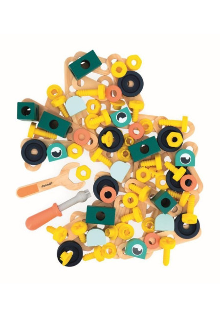 BRICO'KIDS - BOTE 100 PIEZAS JANOD