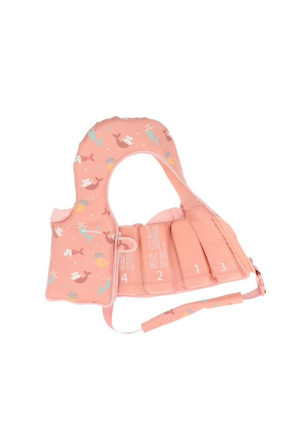 Chaleco Flotador Aprendizaje Mermaid Cats Talla 1-2 años Monnëka