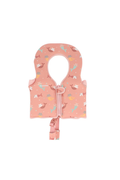 Chaleco Flotador Aprendizaje Mermaid Cats Talla 1-2 años Monnëka