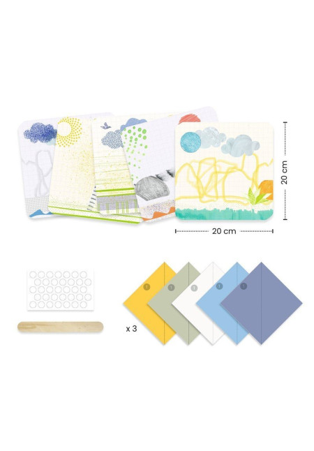 Crear con papel 1, 2, 3… plegado  DJECO