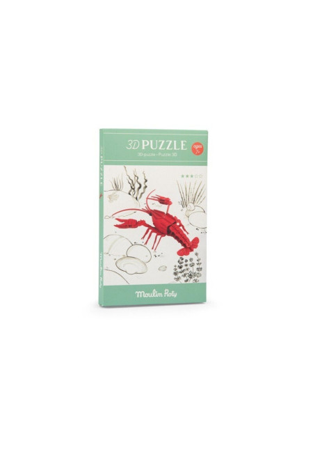 Puzzle 3D cangrejo de río  MOULIN ROTY