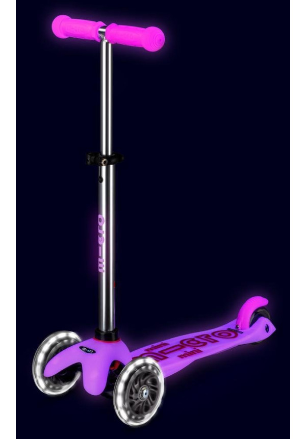 MINI MICRO DELUXE GLOW LED ROSA ESCARCHA