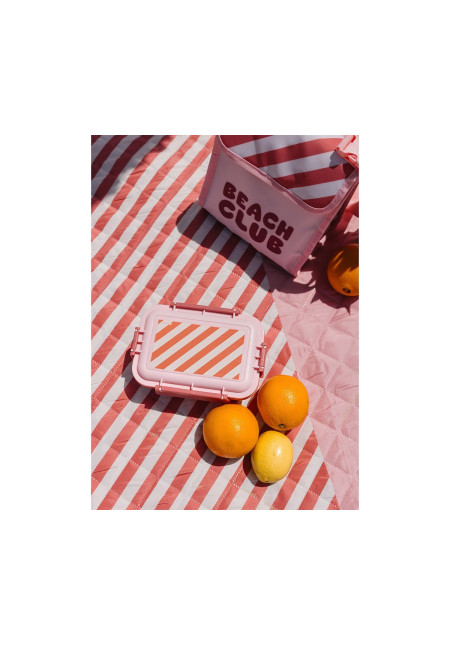 Caja Almuerzo Bento Stripes Bloom & Blush Monnëka