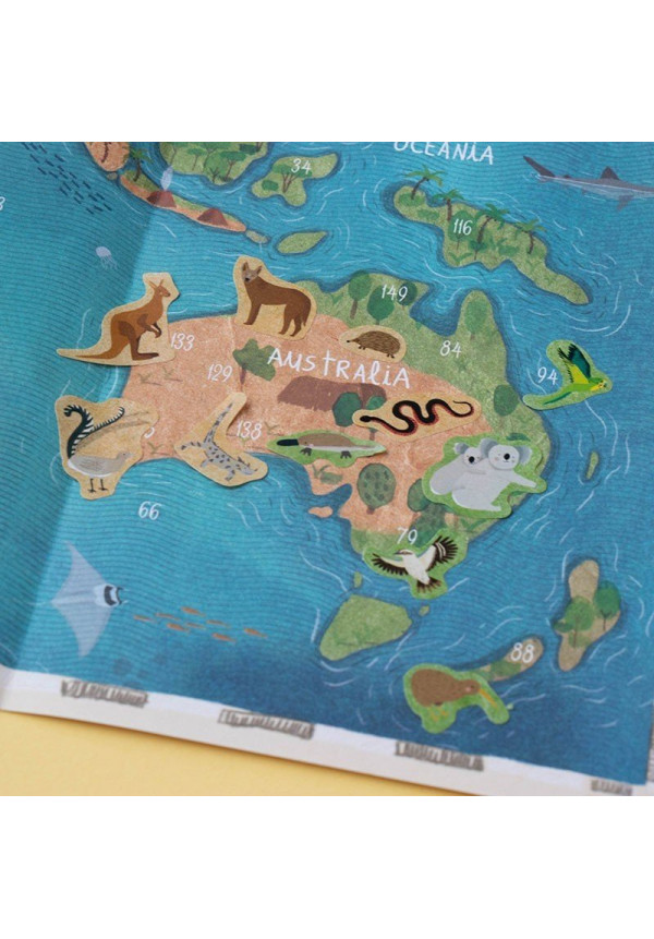 Activity - ANIMAL WORLD Poster&Stickers LONDJI