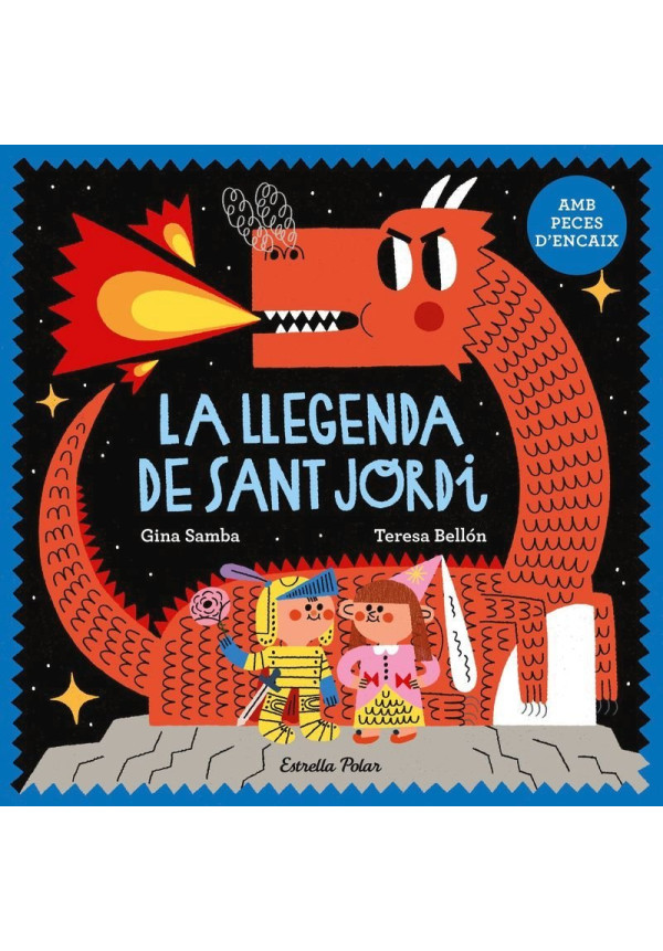 LIBRO La Llegenda De Sant Jordi Amb Peces D Encaix