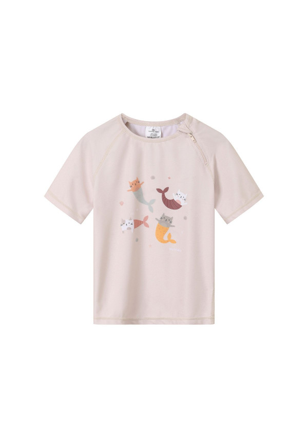 Camiseta Protección Solar Mermaid Cats Monnëka